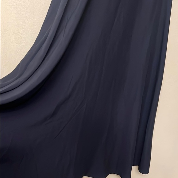 Banana Republic Black Midi Dress Short Sleeve Crew Neck pit to pit 20” lath 45” - Picture 7 of 10